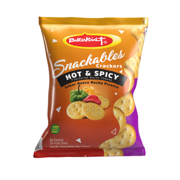 Butterkist Snackables – Hot & Spicy Crackers