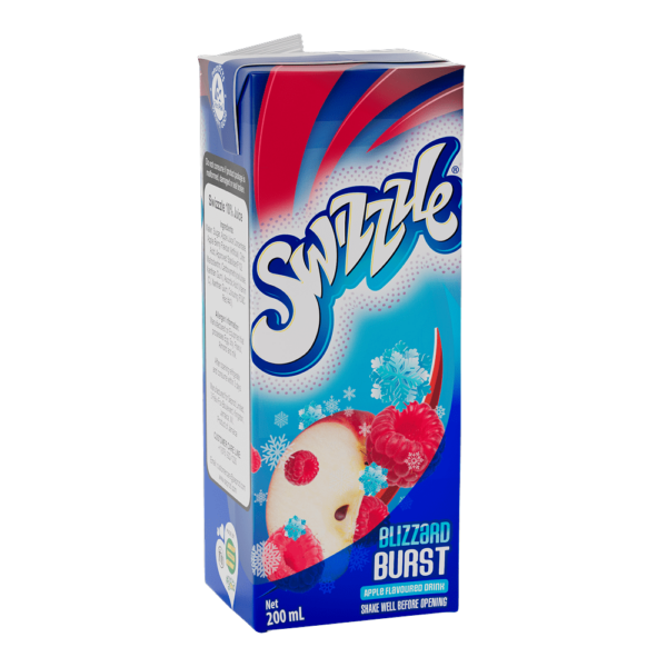 Swizzzle Blizzard Burst Apple Flavoured Drink 200mL - Image 2