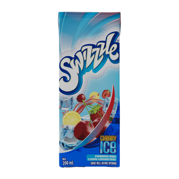 Swizzzle Cherry Ice Strawberry Lemon & Cherry Flavoured Drink 200mL